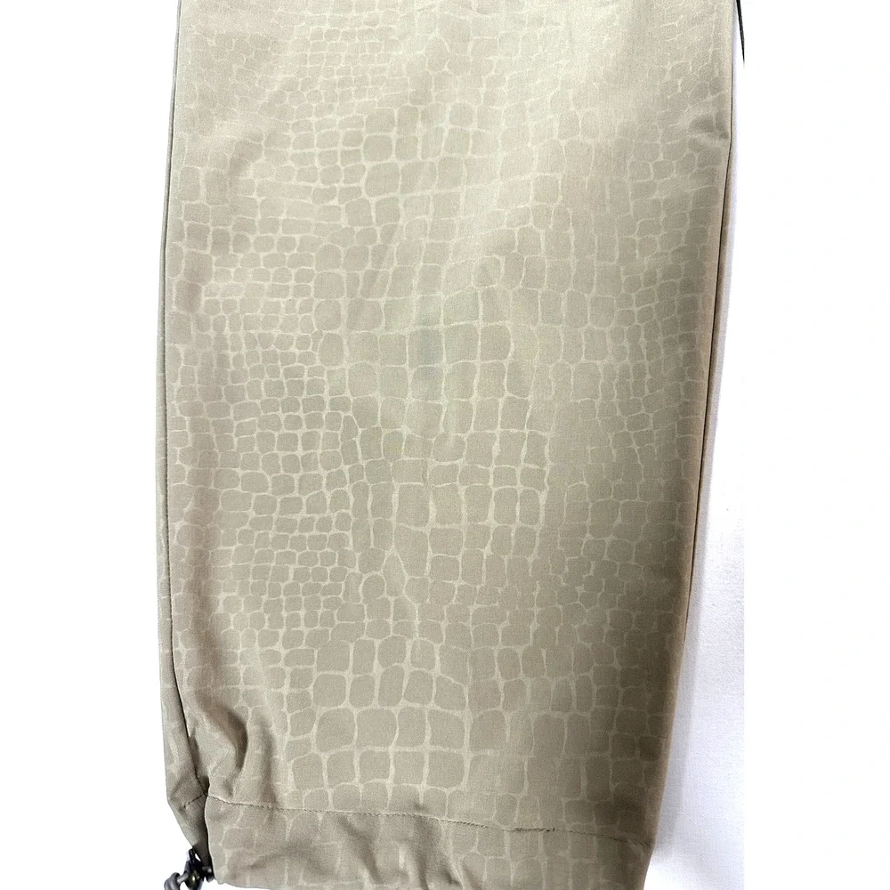 Chico Weekends Women's Tan Beige Capris with Pull Cord‎ Size 0.5 Chico's